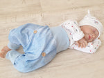 Atelier MiaMia Cool bloomers or baby set Jeans Hell 85
